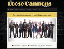 Tablet Screenshot of loose-cannons.co.uk